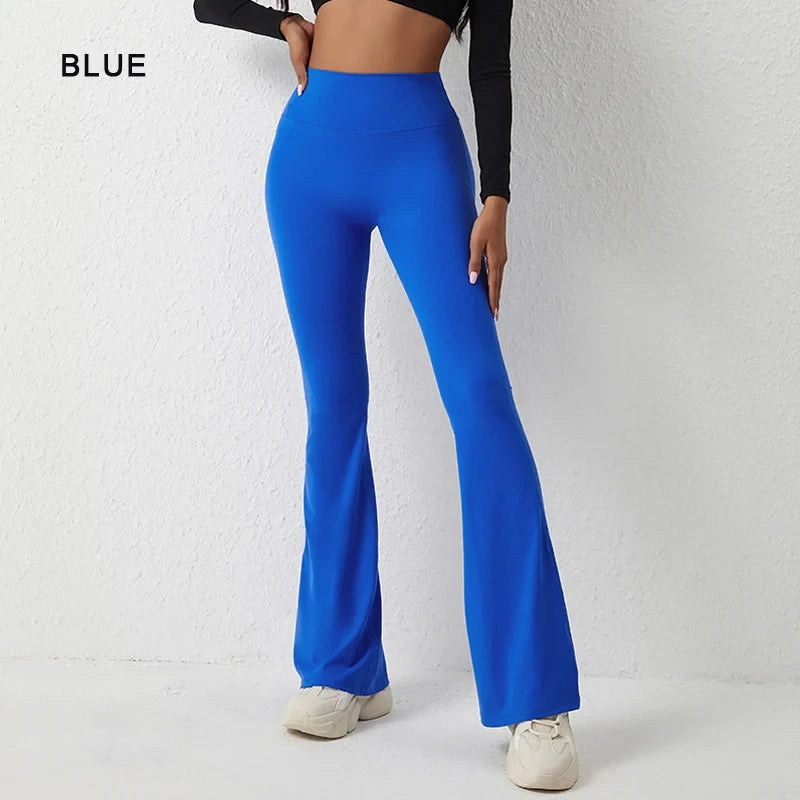 CAMS FIT Flare Yoga Pants - high waist sculpting flare leggings for curves
