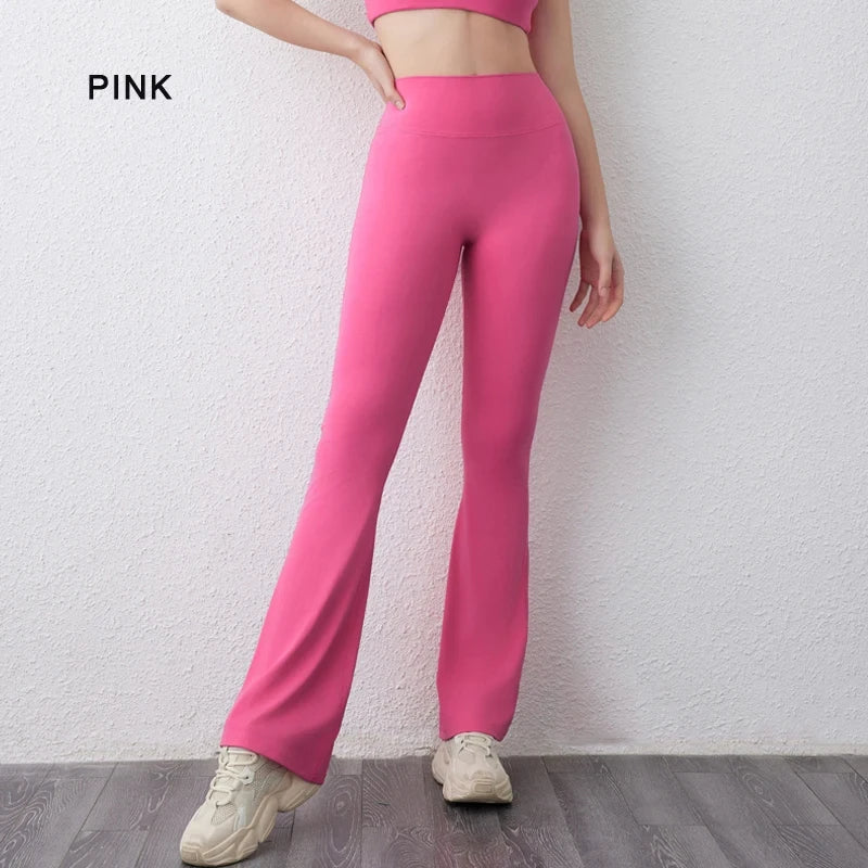 CAMS FIT Flare Yoga Pants - high waist sculpting flare leggings for curves